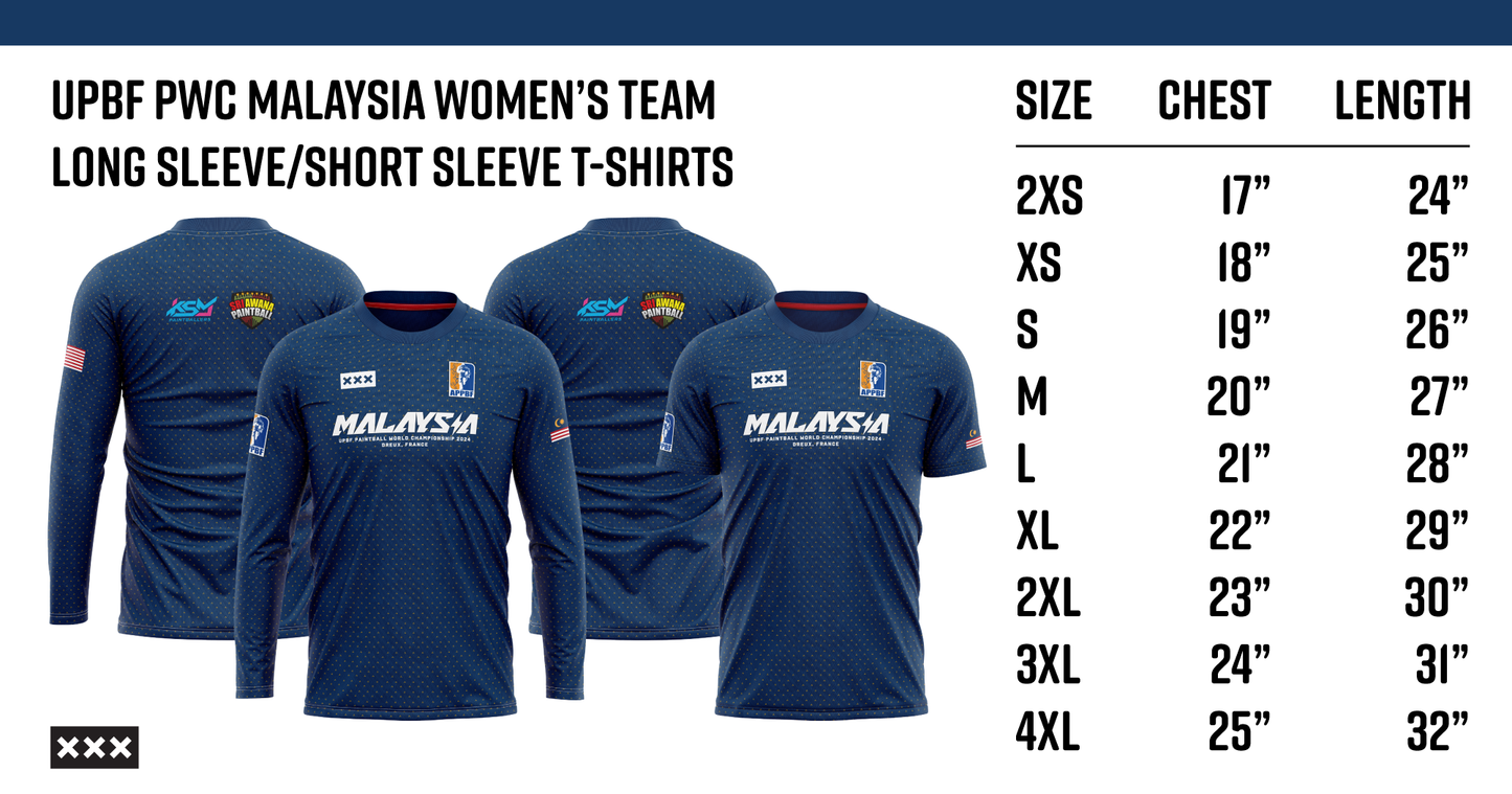 T-Shirt - Team Malaysia UPBF Short Sleeve [PREORDER]