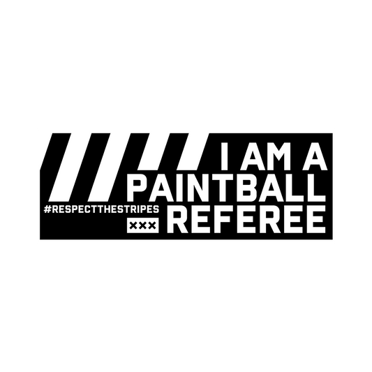 Static Cling Sticker - I AM A PAINTBALL REFEREE